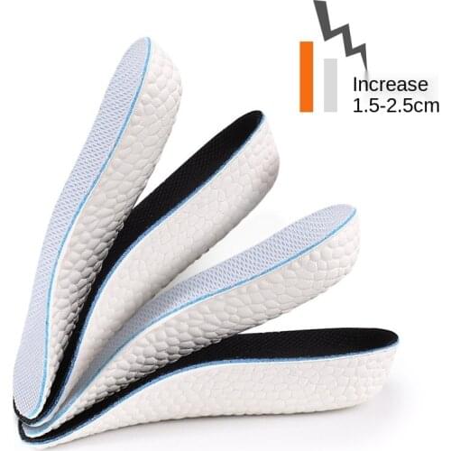 Invisible Height Increased Insoles Heel Pads Orthopedic Insoles Soft Anti-slip Foot Insoles 1/2/3cm Lift Insole Dress In Socks