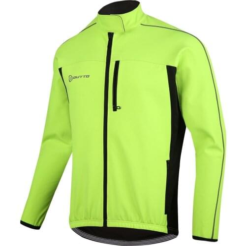 Fall And Winter Mens Cycling Jacket Sports Fleece Long Sleeve Hiking Mountain Camping Bike