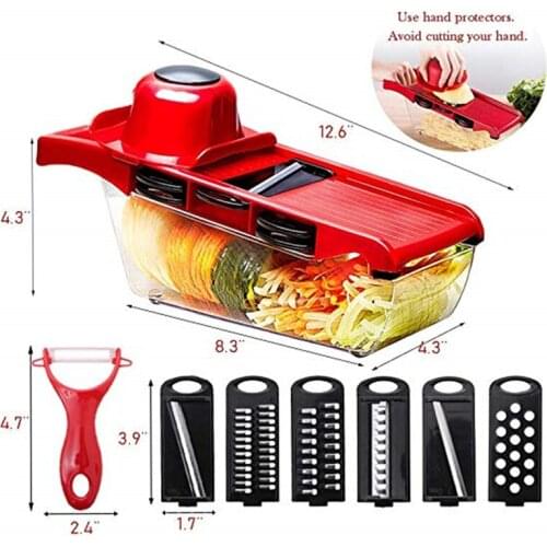 Vegetable Cutter Kitchen Accessories Mandoline Slicer Fruit Cutter Potato Peeler Carrot Cheese Grater Vegetable Slicer