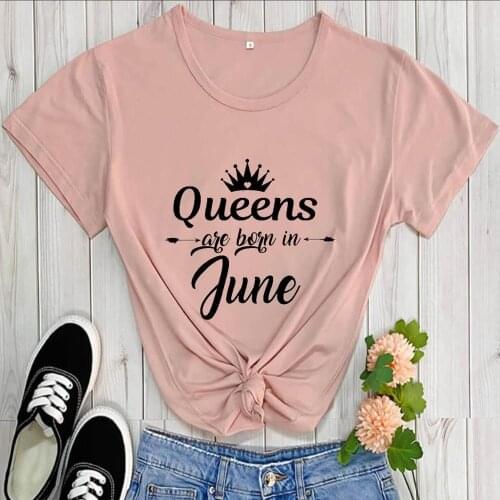 Born in June Birthday Shirt New Arrival Casual Funny T Shirt Birthday Party Tees June Gift UGRE