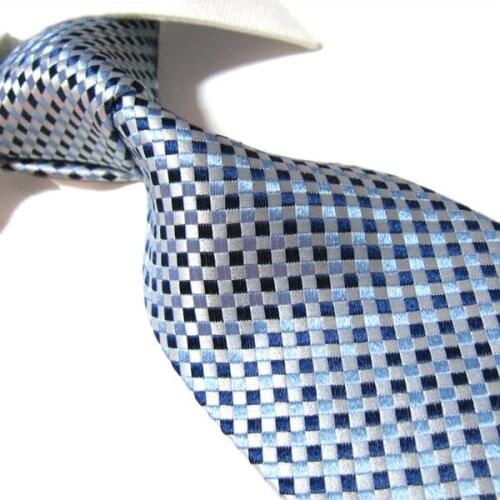 Silk Neck tie 160 cm long 9 cm width Business Wedding Tie Men