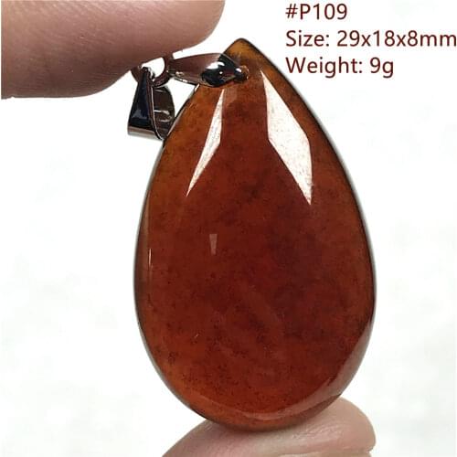 Top Natural Red Garnet Necklace Pendant For Woman Lady Man Quartz Beads Silver Crystal Lucky Love Gift Gemstone Jewelry AAAAA