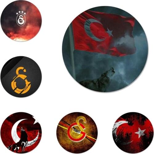 Turkey Galatasaray Icons Pins Badge Decoration Brooches Metal Badges For Backpack Decoration