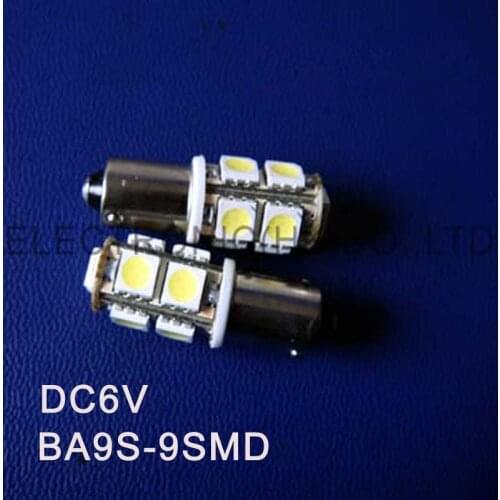 High quality DC6V 6.3V BA9s led Bulb Lamp Light,BA9s led Warning Light,Led Pilot Lamp,Led Signal Light free shipping 50pcs/lot