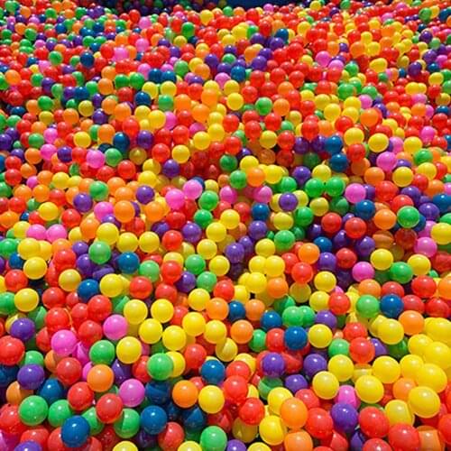 100Pcs Colorful Soft Water Pool Ocean Wave Ball Outdoor Fun Sports Baby Toy Water Pool Ocean Wave Ball