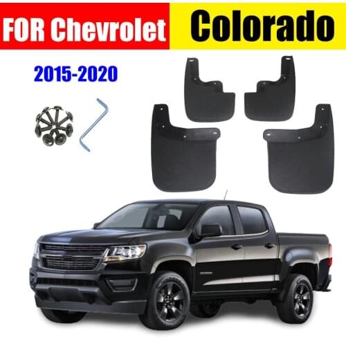 4 pcs FOR Chevrolet Colorado Mudguards Mud flaps splash Guard Fenders Mudguard Mudflap Fender car accessories auto styline