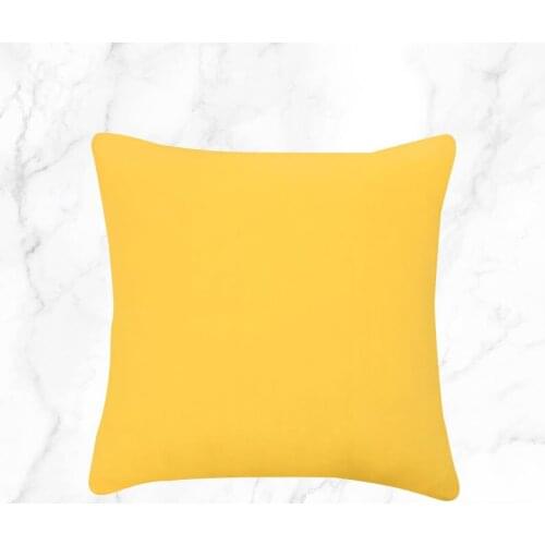 Solid Color Cushion Cover 2pcs matching Pattern with Sofa Cover 45*45cm Throw Pillow Cases for Car Hotel Home Decoration