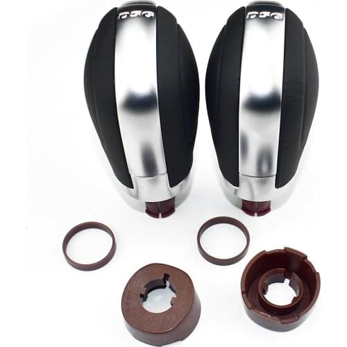 Leather Car Auto Gear Shift Knob Shift Lever Stick Head for VW Passat CC Jetta Golf 6 GTI MK6 Automatic Gear Head