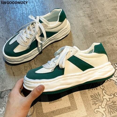 Leather Casual Shoes Sneakers Women Designer Ladies Trainers Baskets Femme Sneakers Running Shoes for Women Platform Sneakers