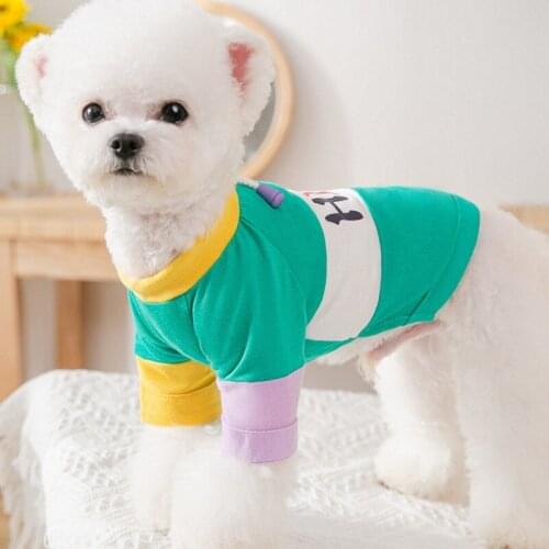 Fashion Pet Dog Clothes Sports T-shirt Puppy Cat Tee Shirt Yorkshire Pomeranian Poodle Bichon Schnauzer Dog Clothing Costumes