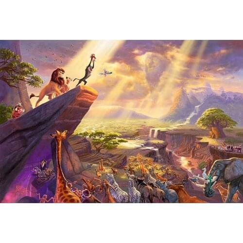 Animal lion Needlework Sets Cross stitch 14CT Unprinted Embroidery kits Arts Cross-Stitching,DIY Handmade Home Decor