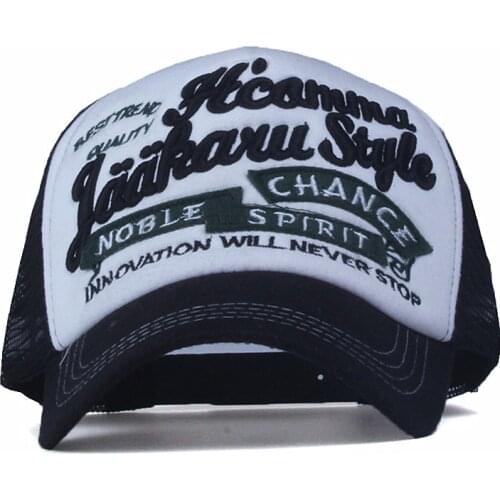 New 5 Panels Embroidery Hat Summer Baseball Cap Casual Mesh Cap Men Snapback Hat for Women Fashion Caps