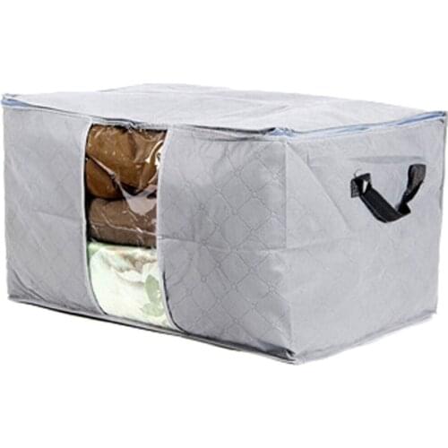 New Portable Family Space Save Organizer Soft Clothes Bedding Duvet Pillow Under Bed Box Storage Bag SCI88