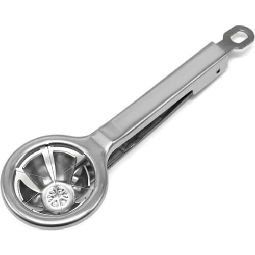 Egg Slicer 6 Equal Segments Slices Non-slip Practical Stainless Steel Durable Kitchen Tool Cut Egg Wedger Cutter