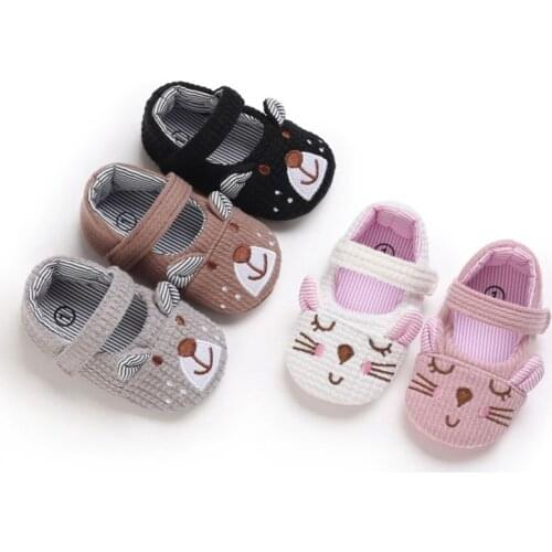 Cartoon Newborn Baby Girl Shoes Infant Boy First Walkers Soft Sole Summer Fall Cute Crib Shoe Toddler Baby Walking Prewalkers