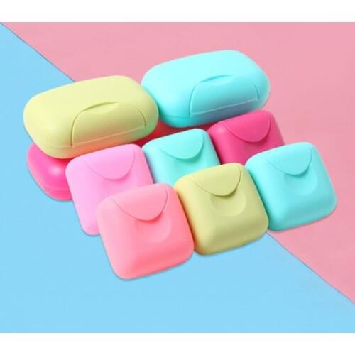 Bathroom Soap Box Plastic Soap Dish Creative Travel Soap Holder Plastic Containers