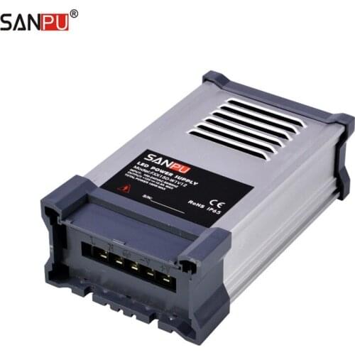 SANPU SMPS LED Power Supply 12v 150w 12a Rainproof Outdoor 220v 110v ac-dc Lighting Transformer Constant Voltage Switch Driver
