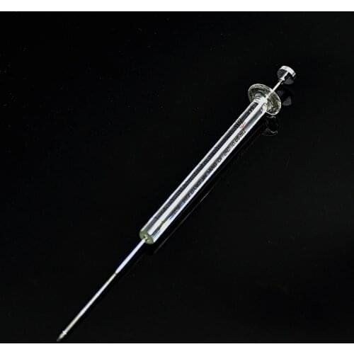Microsampler Microliter Syringe 50ul Micro-injector Syringe 0.05ml Sharp Tip For Gas Chromatography Injector Flat Tip For HPLC