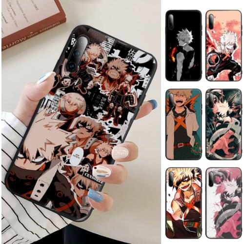 Katsuki Bakugo Phone Case Samsung A51 A71 A72 A52 A50 A31 A10 A40 A70 A30 S A20 E A11 A01 A21 Silicone Cover