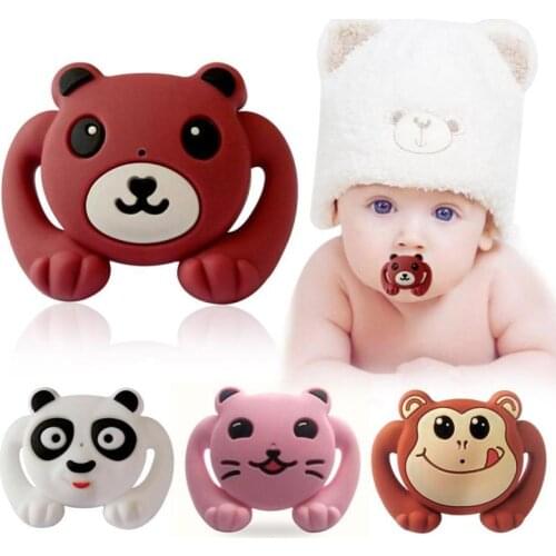 Food Grade Silicone Funny Baby Pacifiers Dummy Nipple Teethers Toddler Pacy Orthodontic Soothers Teat for Baby Pacifier Gift 1PC