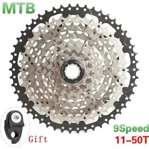 Sunshine-sz 9 Speed Cassette 11-40t/11-42t/11-46t/11-50t Mountain Bike Width Ratio MTB flywheel Compatible With M430 M4000 M590