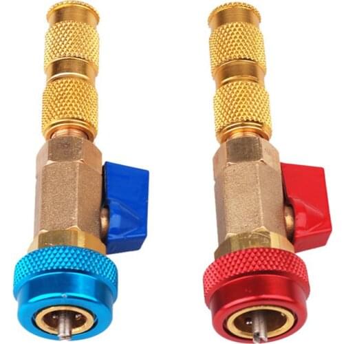 Air Conditioning R134A Valve Core Quick Remover Installer High Low Pressure Tool Auto Internal Air Conditioning Installation