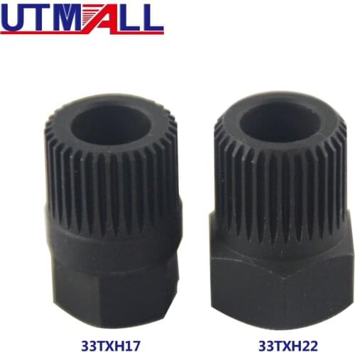 V-Belt FreeWheel Pulley Removal Alternator 33 Tooth Socket Tool for VW Audi Golf/Passat
