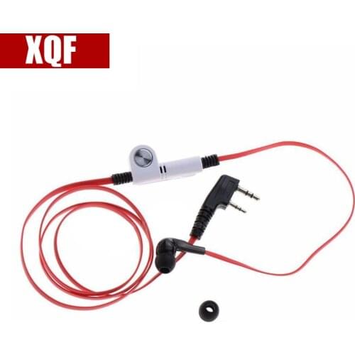 XQF 2 Pin Walkie Talkie Noodle Earpiece For Two Way Radio Baofeng UV-5R TG-UV2 LSRG