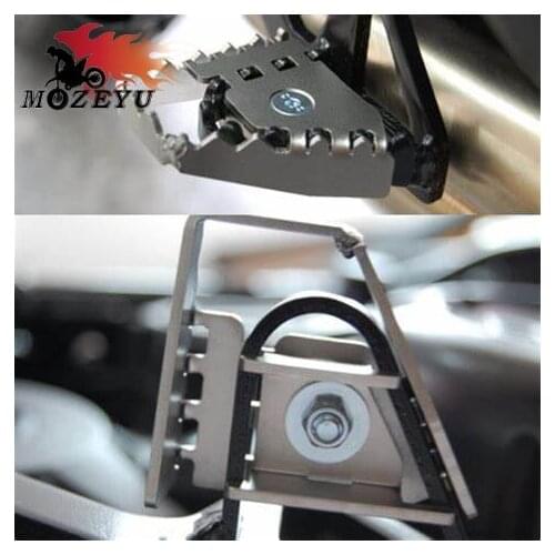 Motorcycle Rear Foot Brake Lever Pedal Extension Rear Brake Peg Pad Extender For BMW F750GS F 750 GS F850GS F 850GS 2018-2019