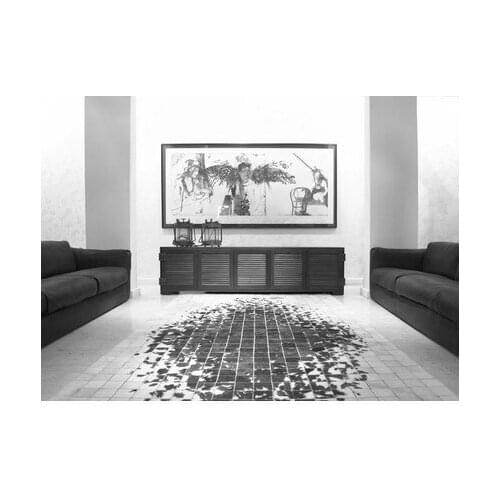 2018 free shipping 1 piece 100% natural cowhide mat