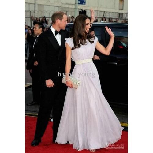 2018 maxi vestidos formales Floor Length of Kate Middleton long sexy evening Gown vestido de noiva mother of the bride dresses