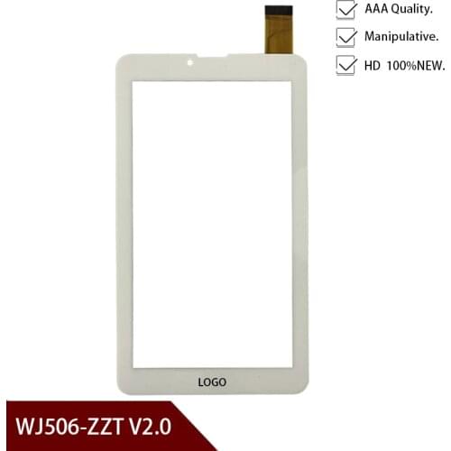 White New 7" Tablet WJ506-ZZT V2.0 Touch screen digitizer panel replacement glass Sensor Free Shipping