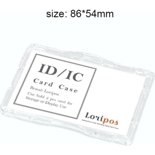 Business Id/ic Badge Card Holder Case Tranluscent Card Exhibition Use Case with Lanyard Nursing Porta Bedge for Admission