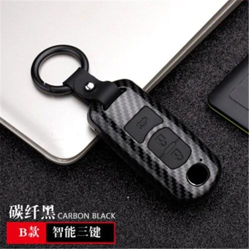 Remote Smart Car Key Case For Mazda 2 3 5 6 8 CX5 CX7 CX9 M2 M3 M5 M6 GT Keychain Keyring Key Holder Cover Bag