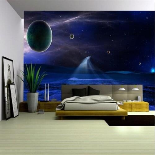 Dropshipping Colomac Customized Wallpaper Star Theme Custom Mural Wallpaper for Bedroom Walls 3d papel de pared Home Decor