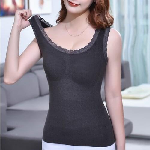 Elifashion Autumn Winter New Black Technology Cationic Non-marking No Steel Ring Slimming Heat Storage Brushed Thermal Underwear