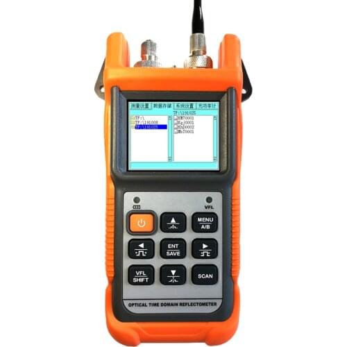 FTTHCY190Pr OTDR Handheld Mini with Optical Power Meter + VFL Multifunction can 1550nm Test Active Fiber OTDR