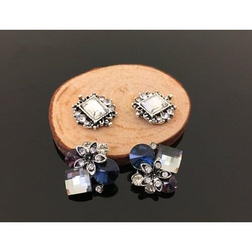 Hot Sale wholesale 20pcs/lot Wedding Diamond Button Flatback Button rhinestone Button Crystal DIY craft Accessories YC21