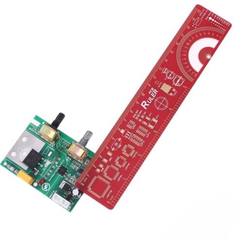 PCB Ruler IC Package Hollow Protractor Triode MOS Tube Symbol Development Electronic Engineer Measuring Tool 85DA