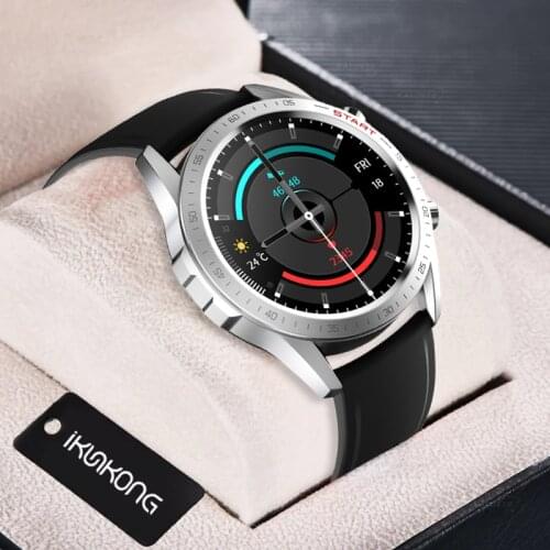 360*360 HD IPS 1.32 Inch Screen 2021 Men Smart Watch Heart Rate Monitor IP68 Swim Sports Smartwatch Custom Dials For Android IOS