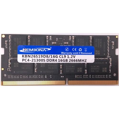 KEMBONA Memory SODIMM LAPTOP DDR4 16GB 2666MHZ for Notebook RAM 16G 260PIN Full Compatible Free Shipping