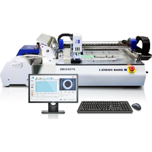 Full Automatic 2 Heads SMT desktop Pick and Place Machine ZB3245TS/ZB3245T