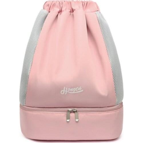 Simple and Lightweight Waterproof Fitness Swimming Wet and Dry Separation Leisure Drawstring Bag