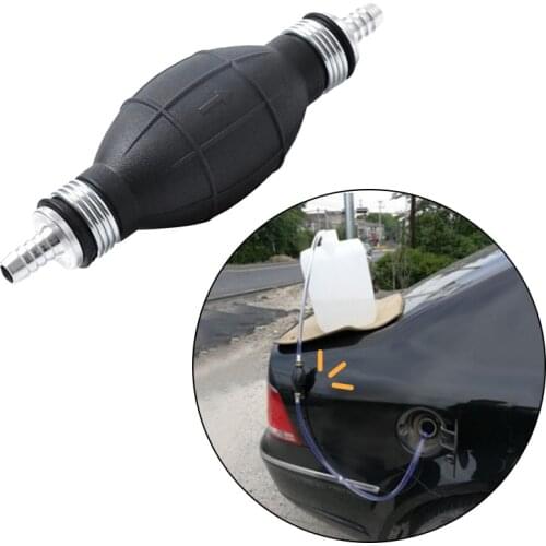 Hand Fuel Pump Line 6mm/8mm/10mm/12mm Rubber Aluminum Manual Petrol Fuel Hose Pump Primer Bulb Petcock Fuel For Car Outboard