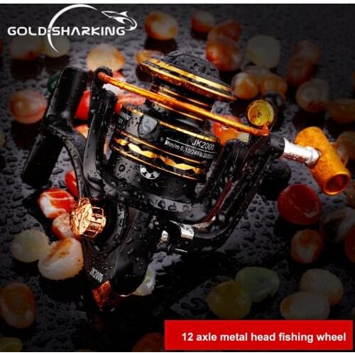 Fishing Spinning Reel JK1000-7000 Series Metal/EVA Grip 5.2:1/4.7:1 High Speed Spinning Reel Carp Fishing Saltwater Reel