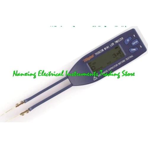 TH2822M LCR Tweezers 100Hz, 125Hz, 1kHz, 10kHz with DCR Function Mini RLC Meter,Accuracy 0.5