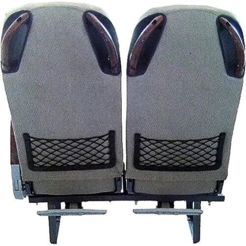 X7AE Universal Elastic Mesh Seat Back Pocket Lightweight Black Frame Durable Nylon Net Space Saver Map Mobile Phone Debris