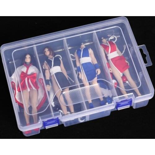 1/12 Plastic Figure Storage Box Dust Case Model Fit 6inches Doll Model in stock