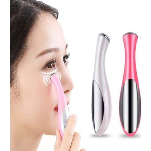 1pcs Free Shipping Vibration Eye Face Massager Anti-Ageing Wrinkle Dark Circle Pen Removal Rejuvenation Beauty Eye Care Pen