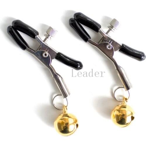 10pairs/lot One Bell Milk Clip Breast Bra Nipple Cover Pasties BDSM Sexy Erotic Toys For Women Couples Accessories XN0022